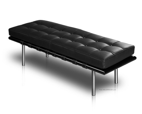 Bauhaus leather bench - bauhaus,