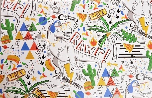 Kids dinosaur placemats - dinosaur,