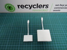 Genuine Apple USB-C to Digital AV Multiport adapter A1621 + A1438 lighting to HD