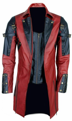 Mens steampunk black red - red, real