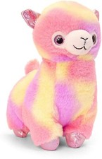 Llama plush soft toy rainbow - plush,