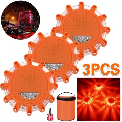 Led road flares strobe - 3x,