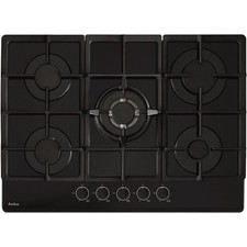 Amica AGVH7300BL Refurbished  70cm 5 Burner Gas Hob With Cast Iron A1/AGVH7300BL