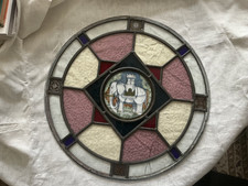 Stained Glass Round Window - Elephant and Castle