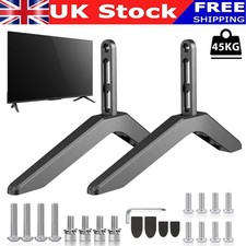 32"-65" Universal Table Top TV Stand Mount Legs TV Base Pedestal Mount Bracket