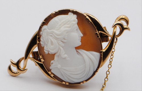 Antique 15ct gold - antique, cameo