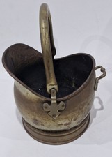 Vintage Brass Coal bucket small