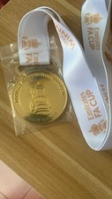 2025 FA cup Medal With Ribbon