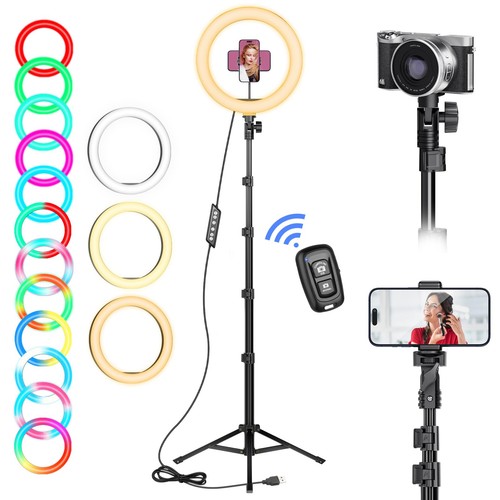 Ring light with tripod stand - with,