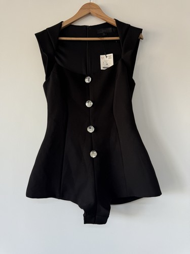 Zara black playsuit - zara, with