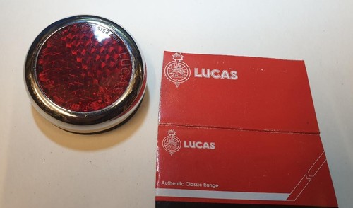 Lucas rear red round reflector - rear,