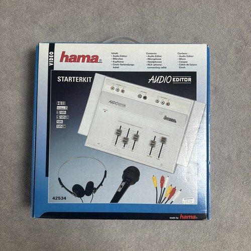 Vintage hama audio - hama, editor