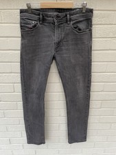 DIESEL Jeans Thavar Xp Mens Grey Slim Skinny Denim Wash RX985 Stretch W31 L30