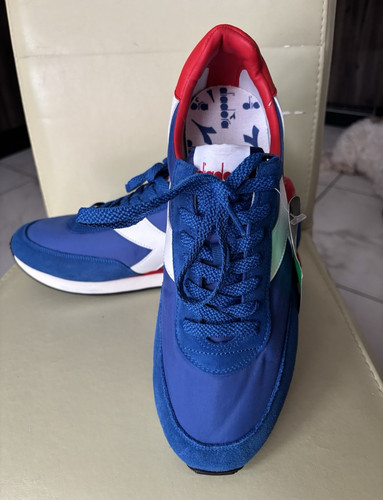Diadora men blue white red - diadora, blue/white/red