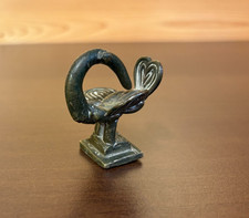 Akan Ashanti Lost Wax Casting Metal Sankofa Bird Gold Weight