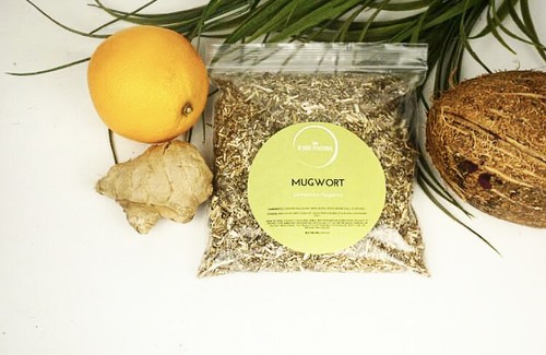 Mugwort dried herb tea high - herb,