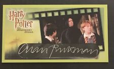 Alan Rickman Signed Custom Cut