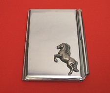 Horse Rearing Pewter Motif on