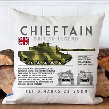 Chieftain Tank Cushion Cover