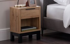 Oak Effect With Black Legs &