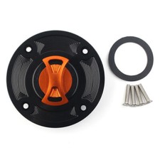 Fuel Gas Tank Cap Cover For Suzuki TL1000S GS500 GSXR600 GSXR750 GSXR1000 ORANGE