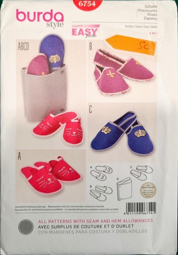 Burda 6754 kids - burda, shoes