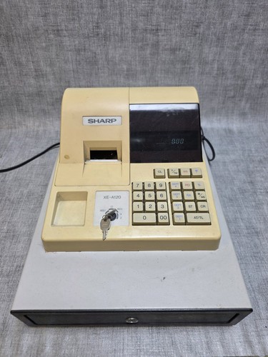 Sharp a120 cash register - xe-a120,