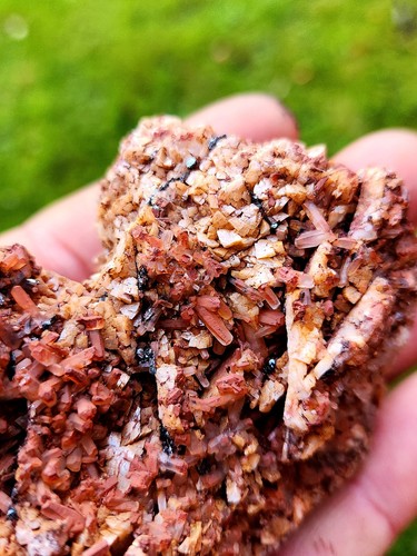 Calcite crystals and - calcite,