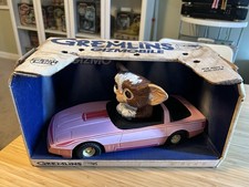 Vintage Gremlins Gizmo Gizmobile Pink Corvette Car Toy ERTL 1984 Boxed Rare