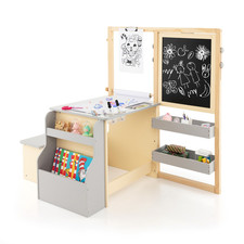 Kids Art Easel Table and Bench