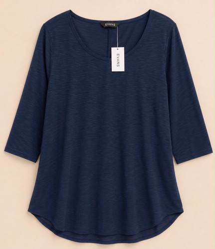 Brand new evans navy 4 - navy, 3/4