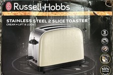 Russell Hobbs Colours Plus+ Classic Cream 2 Slice Toaster 23334 (DAMAGED BOX)