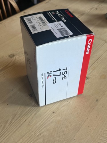 Canon 17mm f4l tilt shift - canon,