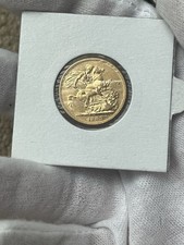 1883 Full Gold Sovereign Young Head Queen Victoria Melbourne Mint