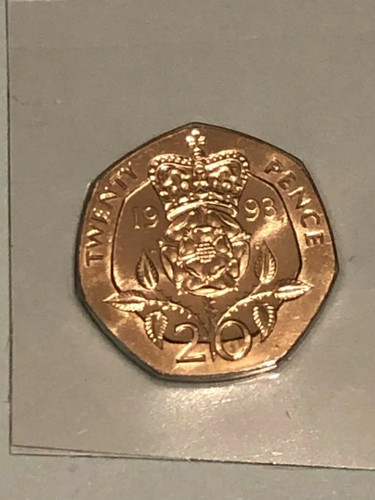1993 20p twenty pence - twenty,