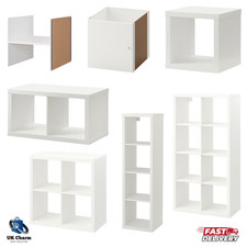 New ikea kallax white shelving - new,