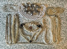 Job Lot Vintage Aged Used Broken Costume Jewellery for Crafts & Repairs #OTR200