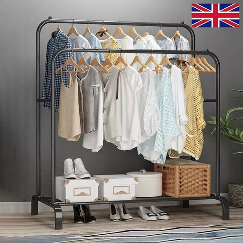 Heavy duty double - clothes, rail