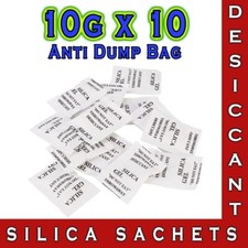 10x 10g Packets Silica Gel