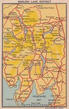 ENGLISH LAKE DISTRICT ~ MAP ~
