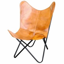 Tan leather butterfly relax - tan,