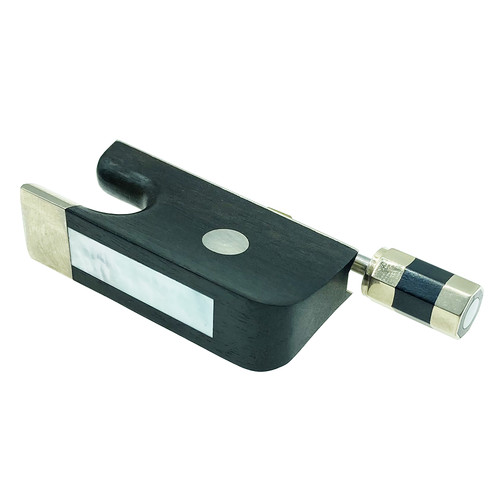 Viola bow ebony frog - ebony, with