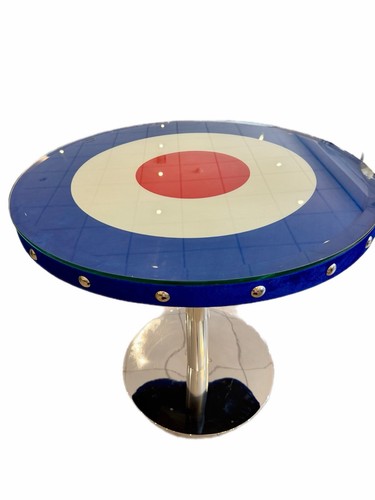 Mod target glass top table - glass,
