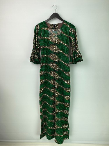 Unbranded green african print - green,
