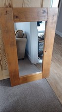Oak Wall Mirror - Excellent Condition 110x70cm (suitable for chimney breast)