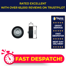 Aux Belt Idler Pulley fits KIA CEED ED, JD 1.4D 1.6D 06 to 18 Guide Deflection