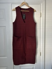 Burgandy Joseph Wool Dress