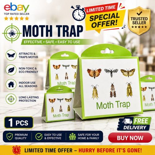 Pheromone moth traps - 6x, sticky
