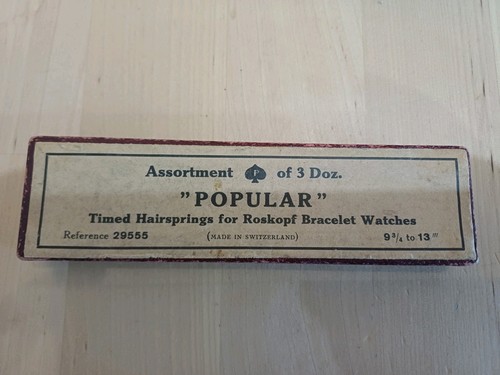 Hairprings for roskopf - hairprings,