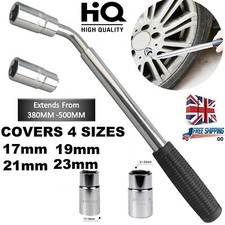 ?Extendable Wheel Brace Wrench Telescopic 17 19 21 23MM Car Van Socket Tyre Nut
